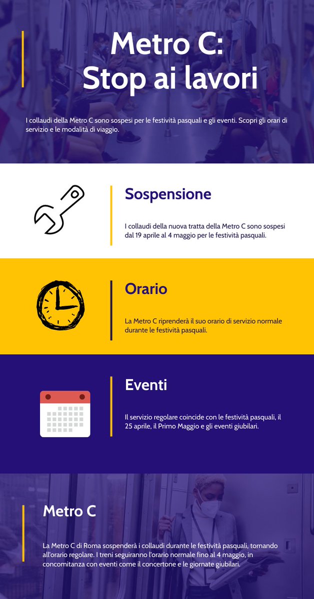OQuotidianaBlog's tweet photo. 🚇 Sospesi i #collaudi della tratta #MetroC San Giovanni–Colosseo dal 19/4 al 4/5: una pausa tecnica dovuta alle festività
Una tratta che servirà più di 25.000 passeggeri al giorno 👥
🧭 Si torna temporaneamente all’orario regolare
📖 Leggi l’articolo https://t.co/z2Q7YWRYEH https://t.co/FkWaZKsvAG