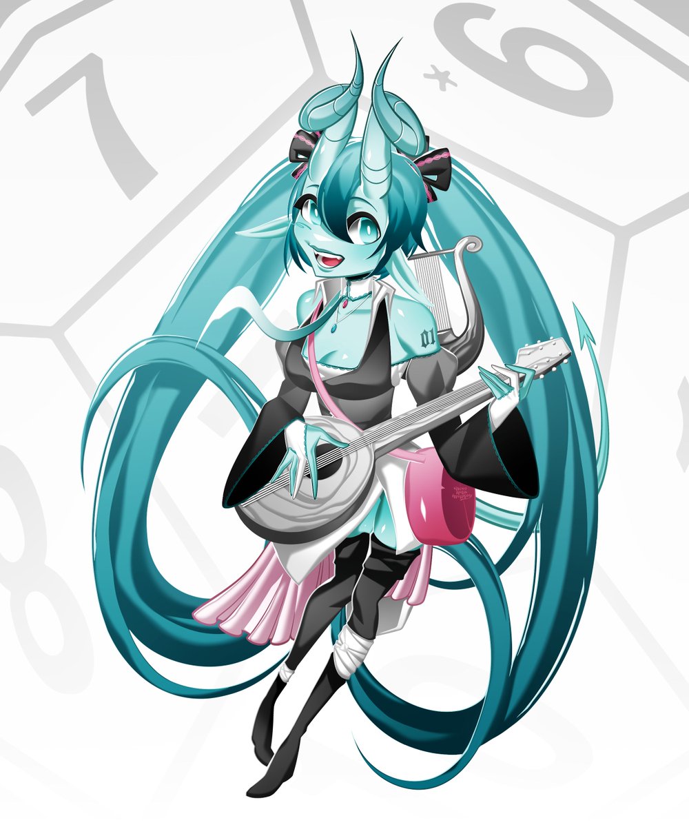 tiefling bard miku🎐🪕
#hatsunemiku #vocaloid