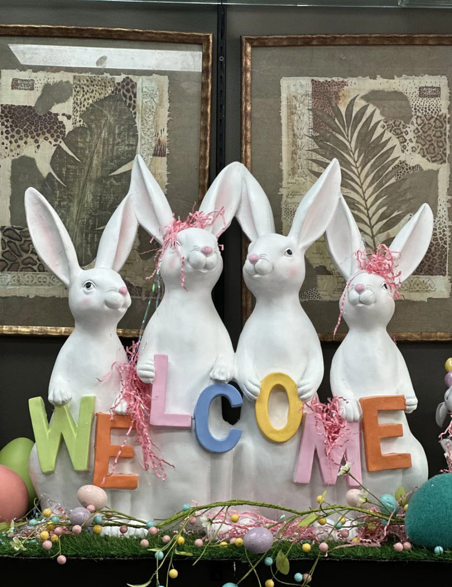 Ellacookie80's tweet photo. Easter is not only an important religious festival in the West, but also a synonym for spring, symbolizing new life and hope. Rabbits and eggs are its symbols - rabbits have strong reproductive ability and are a symbol of vitality; and colored eggs represent new life breaking out of the shell. Every year after the vernal equinox, the Sunday after the first full moon is Easter. Our flower shop has been decorated with the joy of spring and Easter and is extremely lively! Pink rabbits, colorful colored eggs, and soft and cute chicks, each one is more healing than the other, as if a fairy tale has been brought into reality. At this moment, the fragrance of flowers, greenery, sunshine, and laughter are all interwoven into the prelude of spring - may all the beauty be like Easter eggs, quietly hidden in every corner of your life, waiting for you to discover and be surprised!