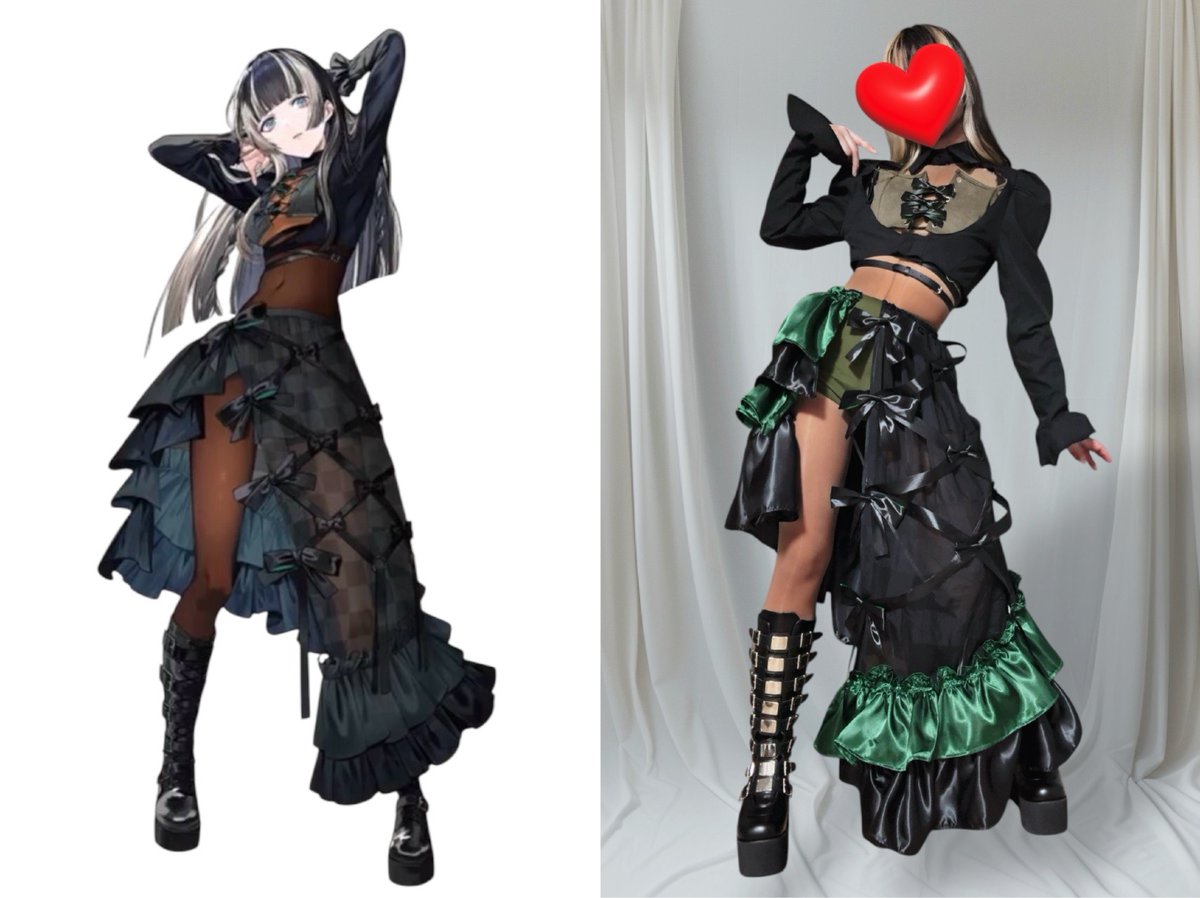 衣装製作】 ホロライブDEV_IS ReGLOSS 儒烏風亭らでん🐚 スイパラ
