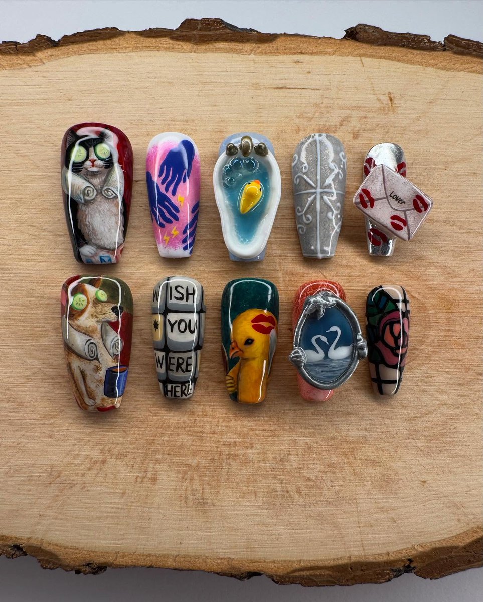 nailartchive's tweet photo. Press on nails by dwh.nails https://t.co/lwQawQhZiy