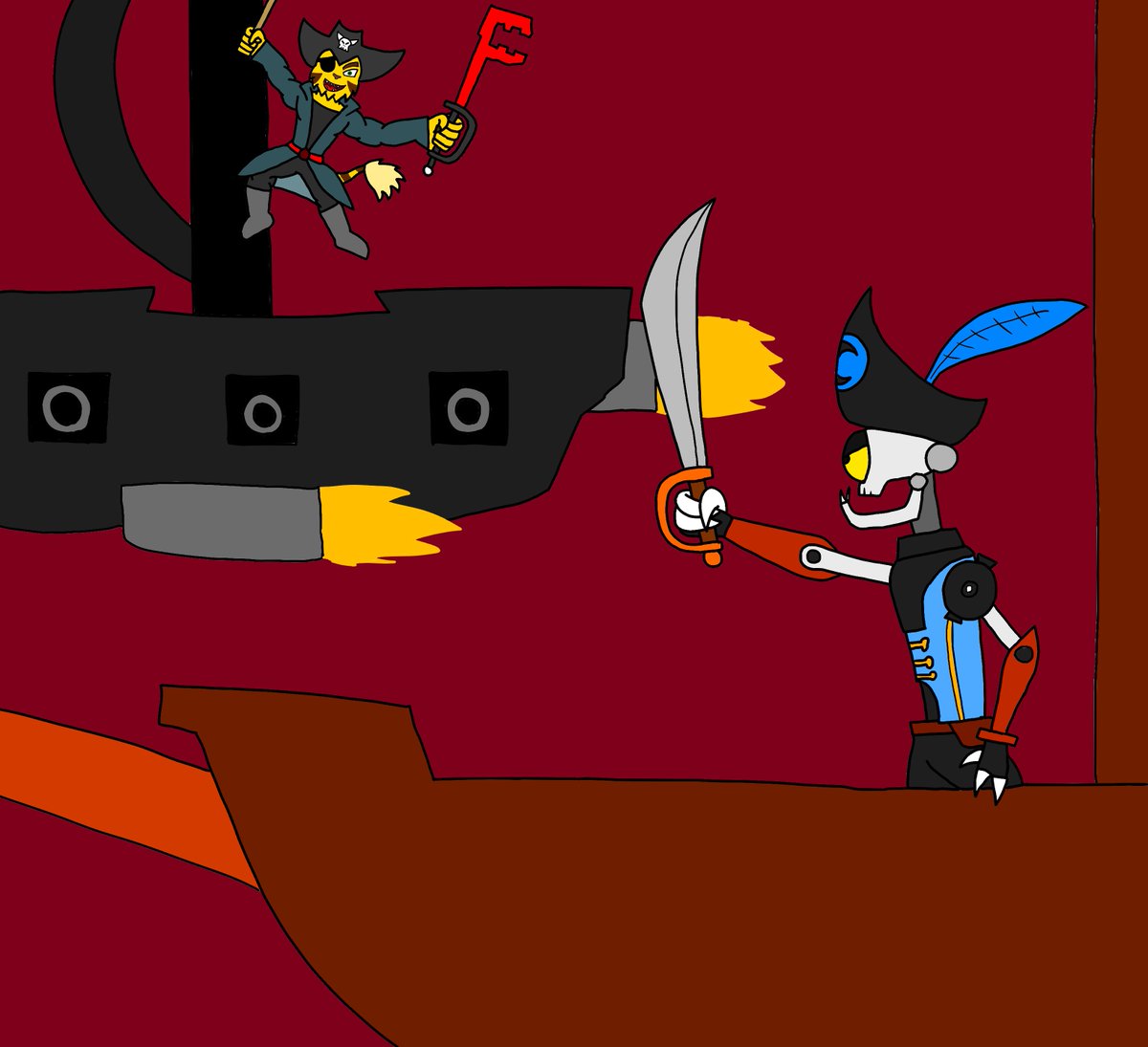 CROLUKA20's tweet photo. Drek: "Go, destroy everything in your path! Make them see Ratchet, make them fear Ratchet, MAKE THEM HATE RATCHET!"
#ratchetandclank #ratchetandclankriftapart #ratchet #clank #rivet #kit #pierre #captainqwark #hydrogirl #spiderman #insomniac #fanart #drawing #invincible https://t.co/7oWgiWGnjc
