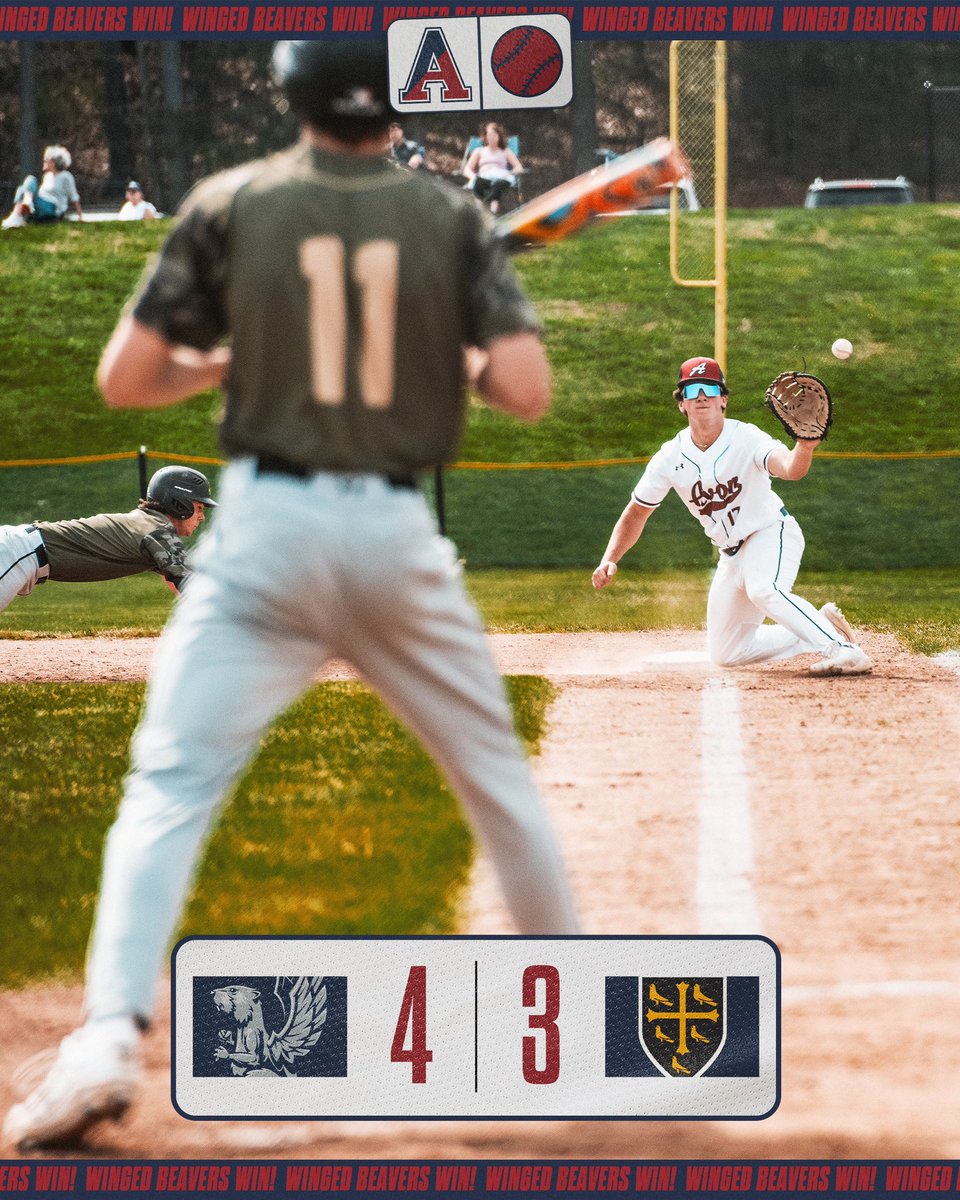 AOF_Baseball (@aofbaseball) on Twitter photo Big time win for the #WINgedBeavers!
<a href="/MattDeFilippo/">Matt DeFilippo</a> with the win. <a href="/GeorgePr0ffitt/">George Proffitt</a> , <a href="/BKrongard1344/">Brandon Krongard</a> + Liam Murphy combined for 4 of the teams 7 hits Big time win for the #WINgedBeavers!
<a href="/MattDeFilippo/">Matt DeFilippo</a> with the win. <a href="/GeorgePr0ffitt/">George Proffitt</a> , <a href="/BKrongard1344/">Brandon Krongard</a> + Liam Murphy combined for 4 of the teams 7 hits