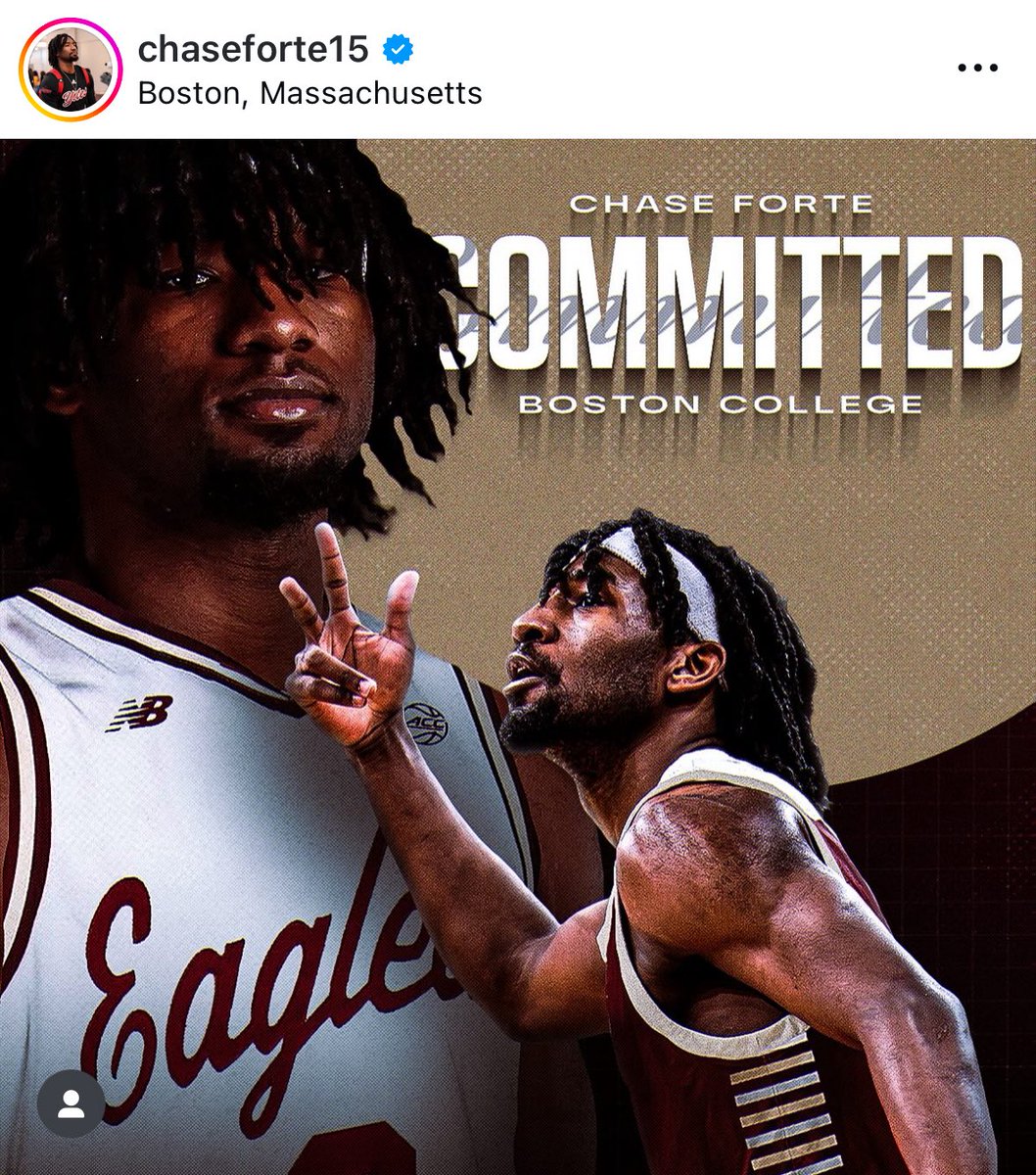 Jay Elsen - Midco Sports (@elsenmidco) on Twitter photo Per his Instagram, South Dakota transfer and reigning <a href="/TheSummitLeague/">The Summit League</a> Defensive Player of the Year Chase Forte has committed to Boston College. Per his Instagram, South Dakota transfer and reigning <a href="/TheSummitLeague/">The Summit League</a> Defensive Player of the Year Chase Forte has committed to Boston College.
