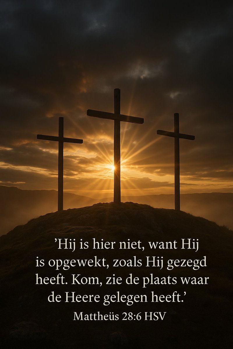 “Hij is hier niet, want Hij is opgewekt, zoals Hij gezegd heeft. Kom, zie de plaats waar de Heere gelegen heeft.”
Mattheüs 28:6 HSV

ChristenUnie-SGP Vlaardingen wenst iedereen een gezegend Pasen!