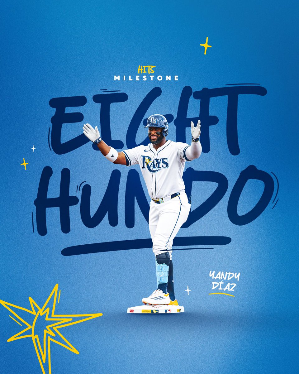 RaysBaseball's tweet photo. Yandy does it 💪 https://t.co/oxmOCoWtW4
