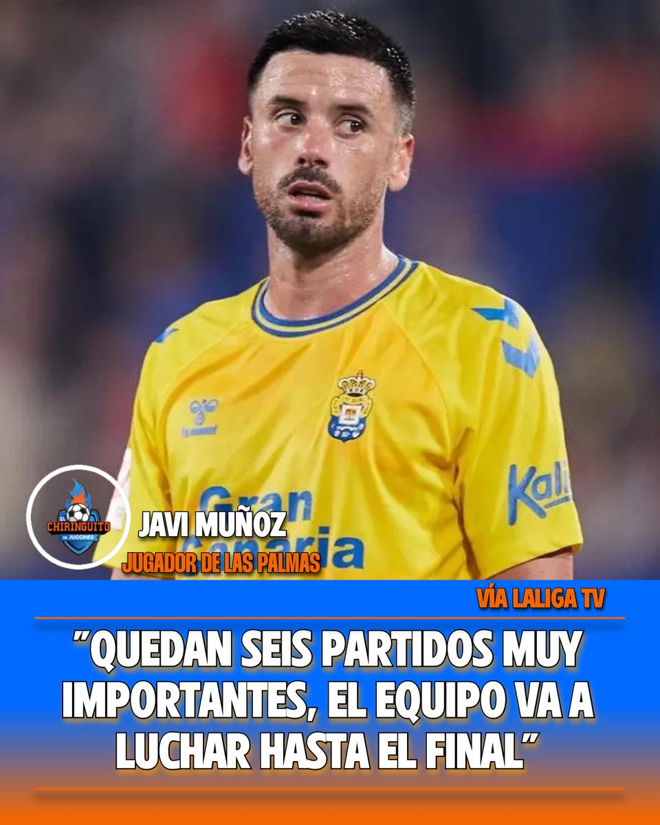 elchiringuitotv's tweet photo. 🔥 Javi Muñoz, EUFÓRICO tras la VICTORIA ante el Atleti:

🦾 "Quedan seis partidos muy importantes, el equipo va a luchar hasta el final".

⚔️ "Yo tenía claro que el gol no era fuera de juego". https://t.co/C9EM3OIMdC
