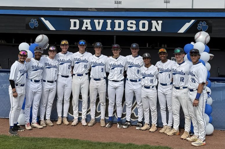 hdvBaseball's tweet photo. Thank you to our 12 Seniors and their families as we honored them today. We appreciate all your effort and commitment and have more to prove this Spring! A great group of young men with bright futures! GO CATS! https://t.co/suDQhD0PA8