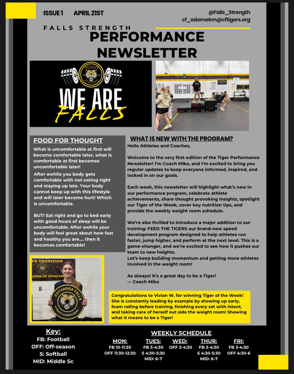 Mike Oziomek MS, CSCS, USA-W1 tweet media