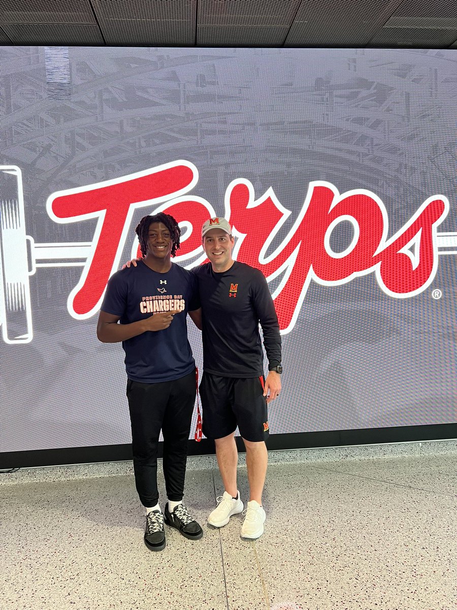 Caleb Cooper (@calebkingcooper) on Twitter photo After a great visit and conversation with <a href="/coachjthomas11/">James Thomas Jr</a> and <a href="/CoachNewsome/">Coach Nick Newsome</a>. I am blessed to receive an offer from the University of Maryland 🔴🟡
<a href="/ChadGrier_/">Chad Grier</a> <a href="/CoachCoiro/">Damon Coiro</a> <a href="/iKingGreen/">Coach G + Competitors Only Sports</a> <a href="/TerpsFootball/">Maryland Football</a> <a href="/CoachLocks/">Michael Locksley</a> <a href="/CoachSwaba/">Louis Swaba</a> <a href="/CoachFeliz/">Christian Feliziani</a> <a href="/TomLoy247/">Tom Loy</a> <a href="/AnnaH247/">Anna Adams</a> <a href="/ChadSimmons_/">ChadSimmons</a> <a href="/samspiegs/">Sam Spiegelman</a> After a great visit and conversation with <a href="/coachjthomas11/">James Thomas Jr</a> and <a href="/CoachNewsome/">Coach Nick Newsome</a>. I am blessed to receive an offer from the University of Maryland 🔴🟡
<a href="/ChadGrier_/">Chad Grier</a> <a href="/CoachCoiro/">Damon Coiro</a> <a href="/iKingGreen/">Coach G + Competitors Only Sports</a> <a href="/TerpsFootball/">Maryland Football</a> <a href="/CoachLocks/">Michael Locksley</a> <a href="/CoachSwaba/">Louis Swaba</a> <a href="/CoachFeliz/">Christian Feliziani</a> <a href="/TomLoy247/">Tom Loy</a> <a href="/AnnaH247/">Anna Adams</a> <a href="/ChadSimmons_/">ChadSimmons</a> <a href="/samspiegs/">Sam Spiegelman</a>