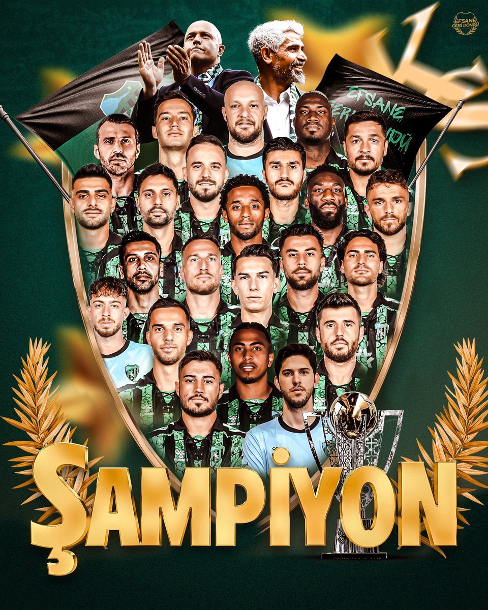 Tebrikler ŞAMPİYON 💚🖤💚🖤💚🖤💚🖤💚🖤💚🖤💚🖤
