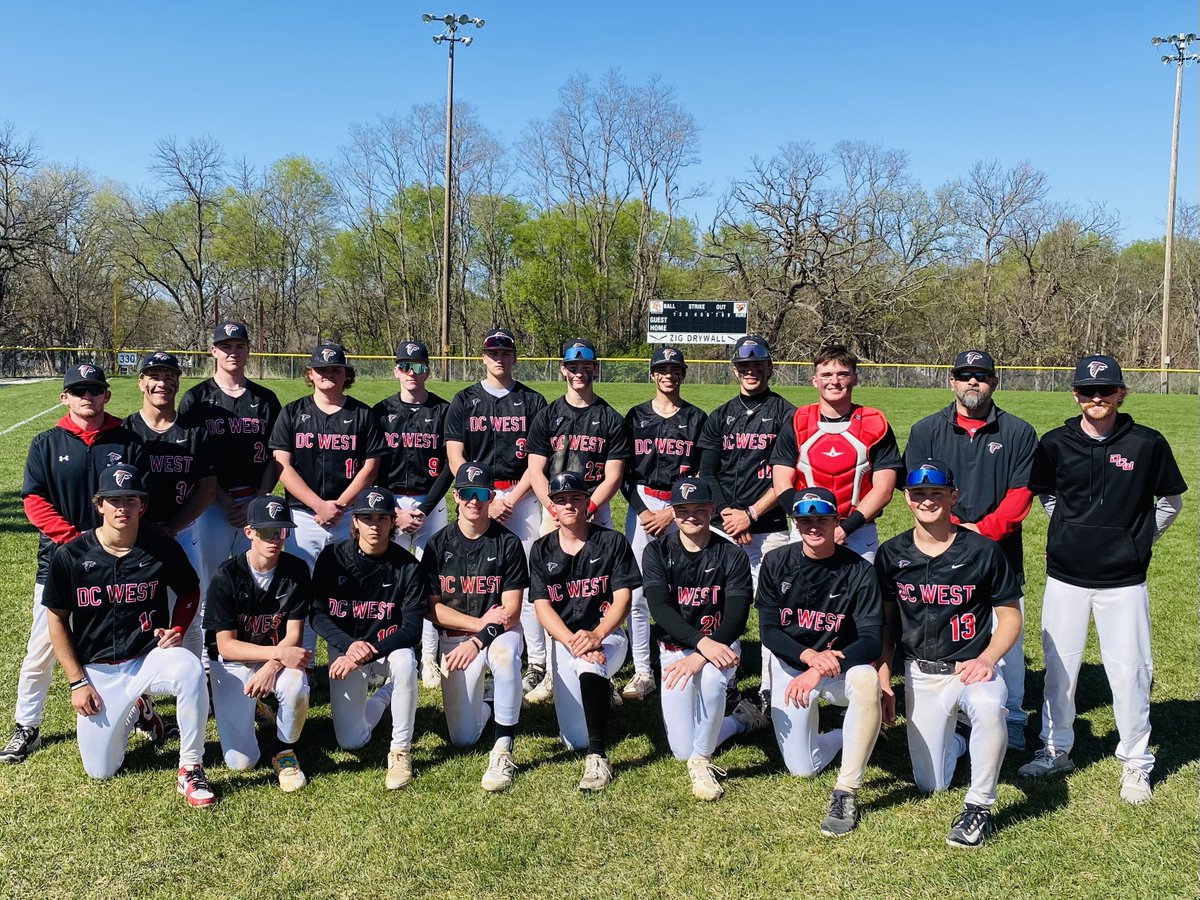DCWest Falcons (@dcwestfalcons) on Twitter photo NCC ⚾️ Championship Game 🏆
📍Fort Calhoun
🟠⚪️⚫️ #1 Fort Calhoun 0
🔴⚪️⚫️ #3 DC West 11
Colton Willmott CG Win allowing 3 hits. Falcons had 13 hits on the day!
Back to Back Champs!
Let’s Go Falcons!
<a href="/DCWestBaseball/">DCWestBaseball</a>
#RiseUp #TheFalconWay NCC ⚾️ Championship Game 🏆
📍Fort Calhoun
🟠⚪️⚫️ #1 Fort Calhoun 0
🔴⚪️⚫️ #3 DC West 11
Colton Willmott CG Win allowing 3 hits. Falcons had 13 hits on the day!
Back to Back Champs!
Let’s Go Falcons!
<a href="/DCWestBaseball/">DCWestBaseball</a>
#RiseUp #TheFalconWay