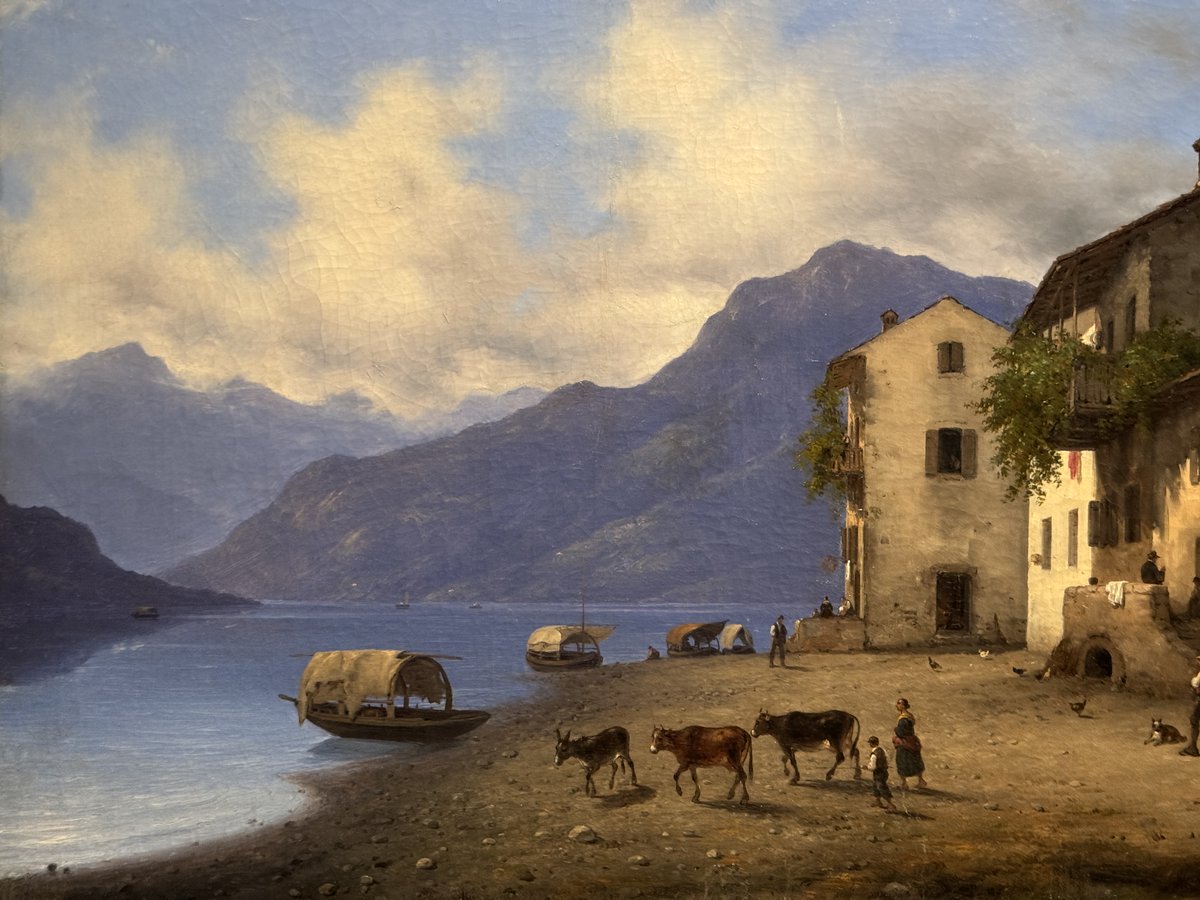 NotreMondial's tweet photo. View of Sala on Lake Como

Giuseppe Canella, 1847

Gallerie d'Italia, Milano https://t.co/wCClpSVqQd