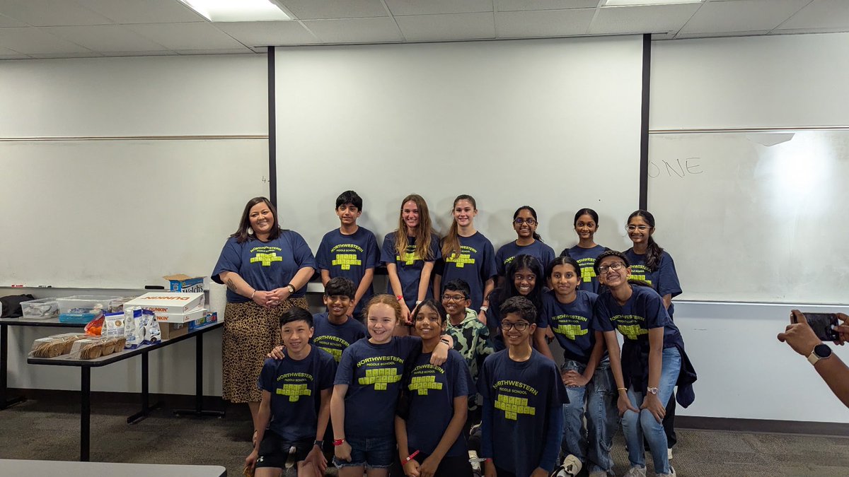 At UGA, waiting for the awards ceremony to begin! Our students have worked so hard to make it this far this year. Our third year in a row making it to the state competition for Science Olympiad! #NMS