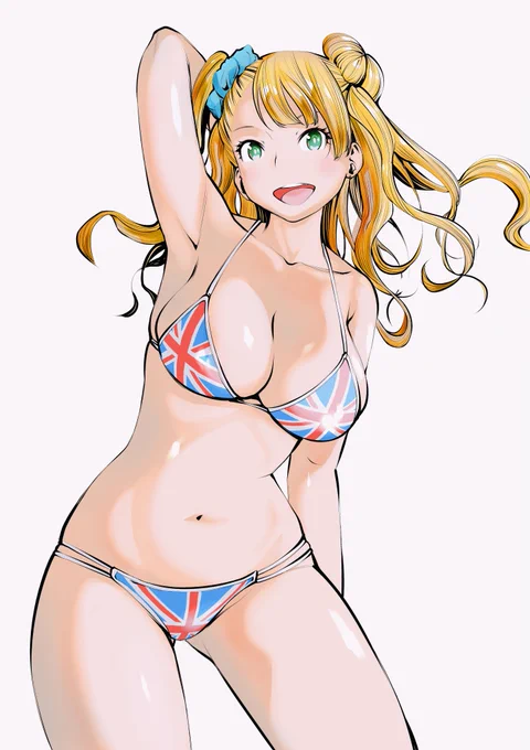 今日の過去絵は、ギャル子です。東京はもう夏です。 