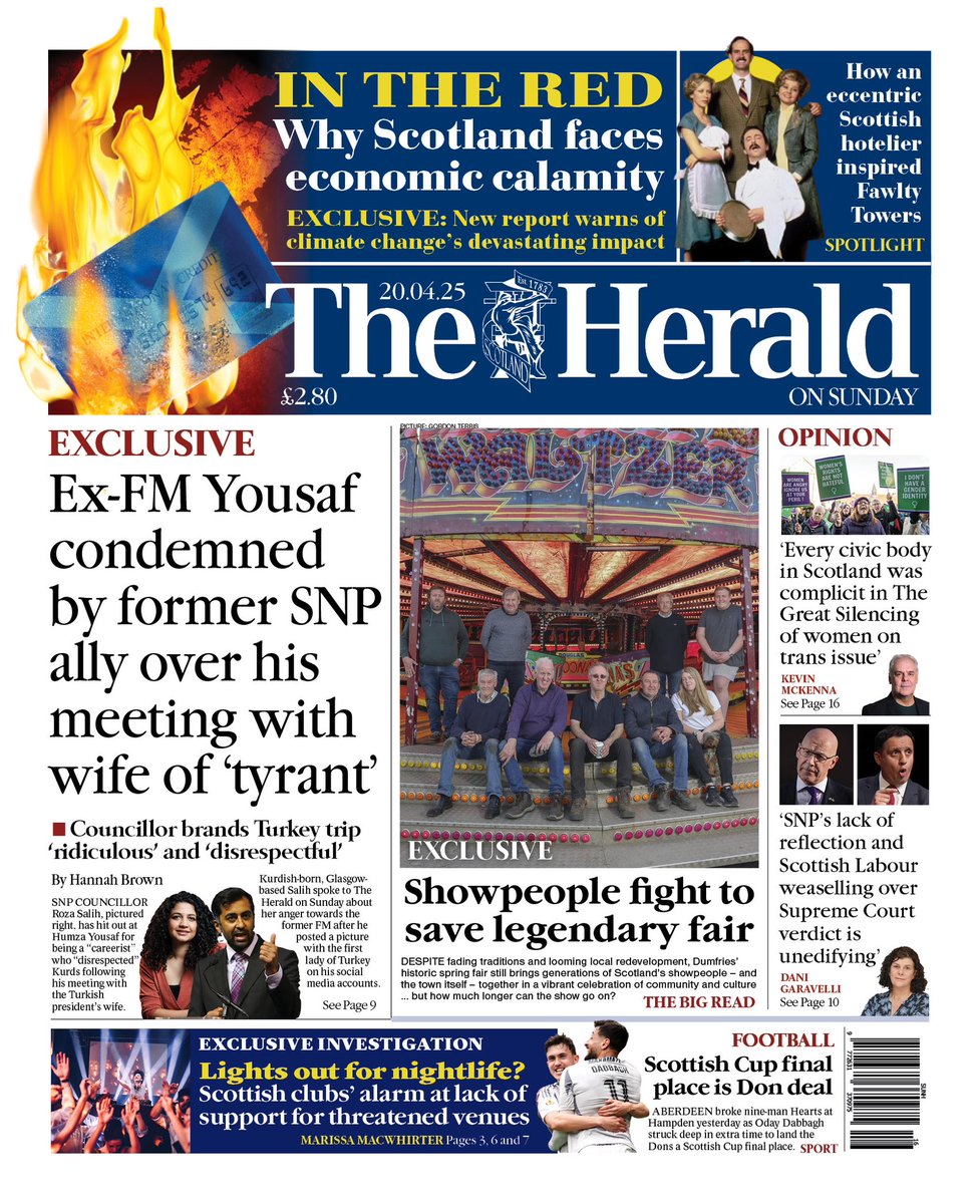 Herald on Sunday #tomorrowspaperstoday