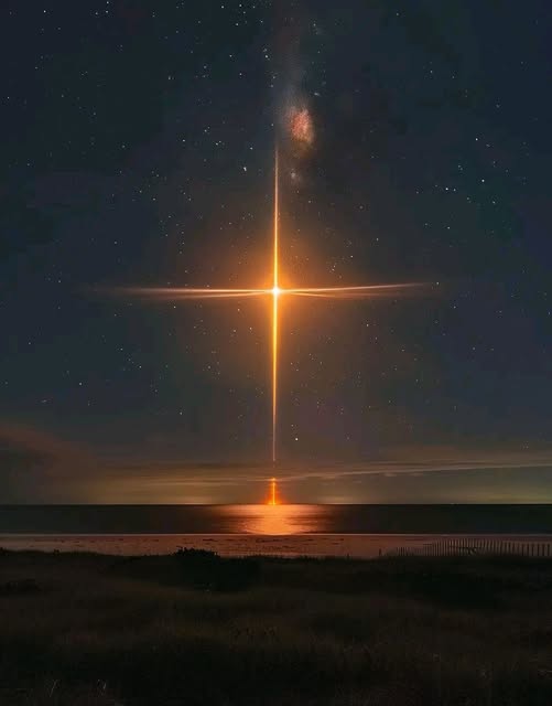 This Glowing Star over the ocean was from last night in night in Sanibel Island FL.