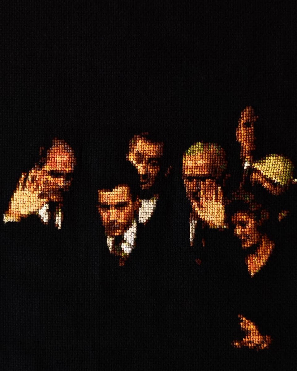 deepwebprincess's tweet photo. Michael Corleone : The Godfather II
3576 stitches, 40 colours
.
.
.
.
#francisfordcoppola #alpacino #thegodfather #thegodfatherpartii #michaelcorleone #handembroidery #handstitched #dmcembroidery #dmcthreads #beads #embroidery #handmade #stitching #crossstitch #needlework https://t.co/9oSICrWTyH