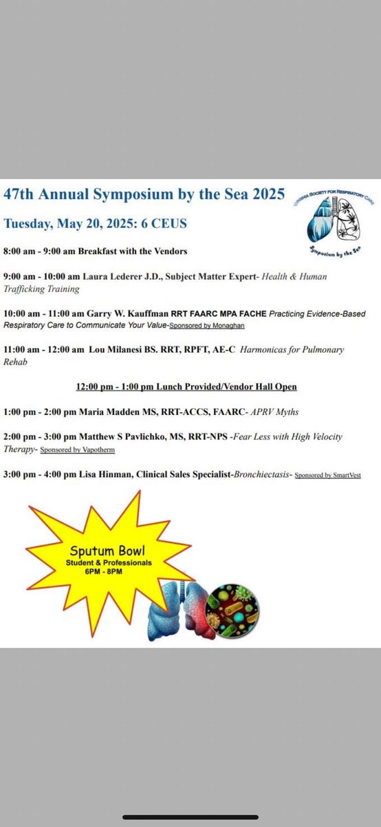 Virginia Society for Respiratory Care tweet media