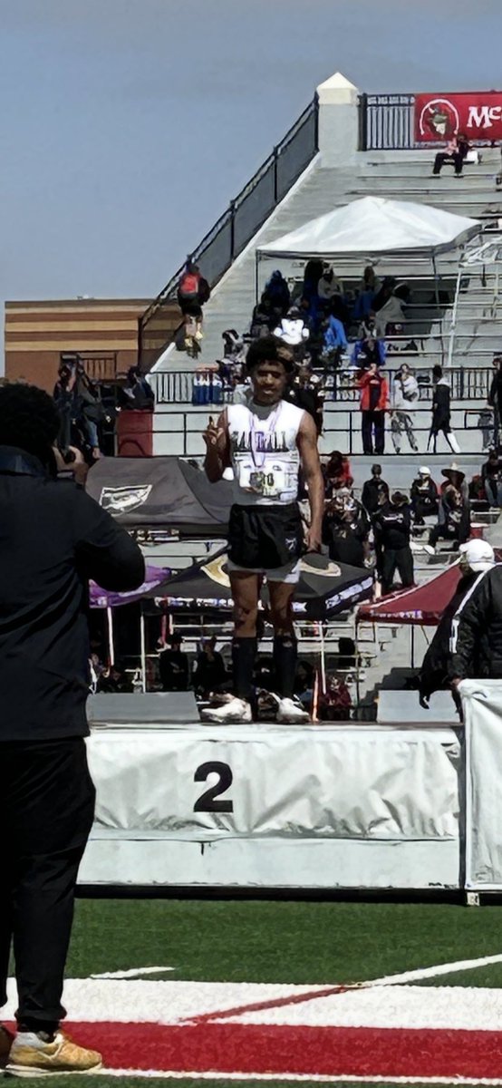 Congrats to Phoenix Sherwood punching his ticket to Austin in the 100 meter dash.