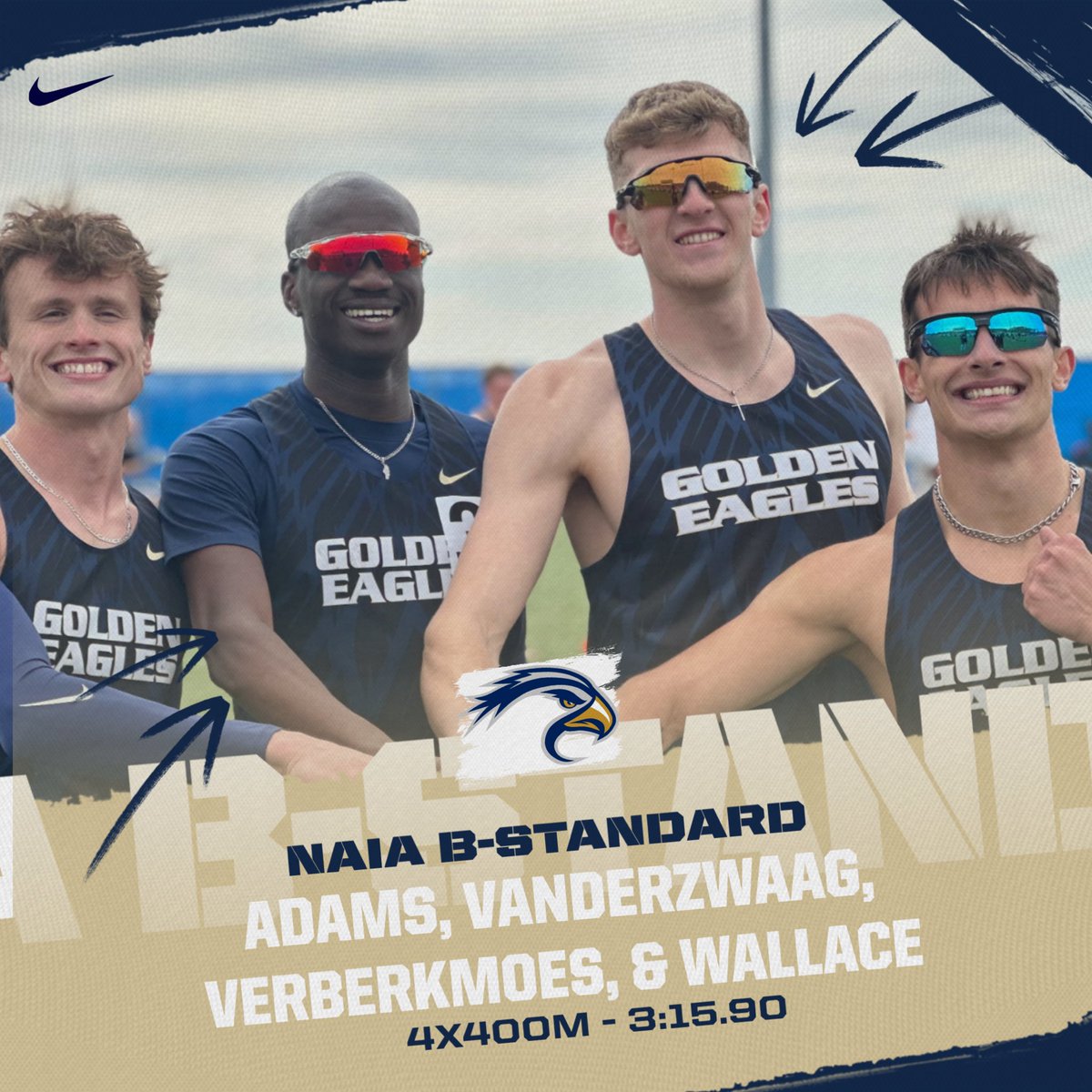 CornerstoneXCTF (@cornerstonexctf) on Twitter photo 🚨🚨NATIONAL QUALIFIER ALERT🚨🚨
Men’s 4x400
This quartet posted a 3:15.90 which puts them 4th on the CU all-time Outdoor list.
SPLITS
<a href="/patr1ckadams/">Patrick J Adams III</a> 49.3
VerBerkmoes 49.1
VanderZwaag 48.9
<a href="/ElijahWallace04/">Elijah Wallace</a> 47.3
#TogetherWeSOAR 🚨🚨NATIONAL QUALIFIER ALERT🚨🚨
Men’s 4x400
This quartet posted a 3:15.90 which puts them 4th on the CU all-time Outdoor list.
SPLITS
<a href="/patr1ckadams/">Patrick J Adams III</a> 49.3
VerBerkmoes 49.1
VanderZwaag 48.9
<a href="/ElijahWallace04/">Elijah Wallace</a> 47.3
#TogetherWeSOAR