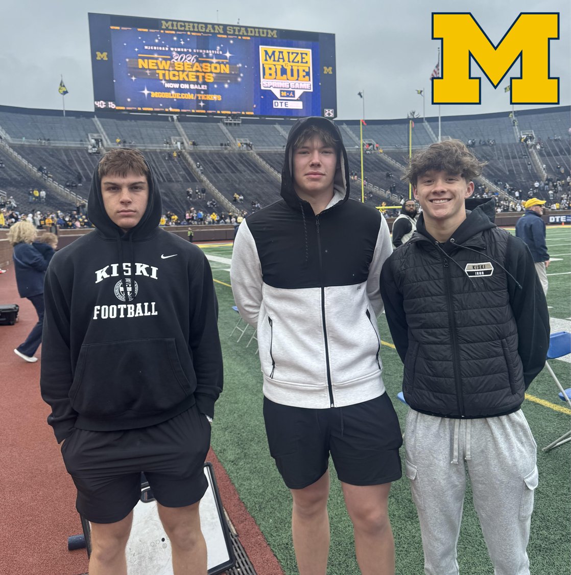 Kiski Football (@kiskiprepfb) on Twitter photo Kiski Cougars <a href="/LeviPor56486950/">Levi Porter</a>, <a href="/HRichardson55/">Hunter Richardson</a>, and <a href="/WillToprani/">Will Toprani</a> were in the Big House today at the <a href="/UMichFootball/">Michigan Football</a> Spring Game. Big thanks to <a href="/Garrett__Alan/">Garrett Clawson</a> for the invite!! <a href="/PRZPAvic/">VicCastilloPRZ</a> <a href="/PaFootballNews/">Pennsylvania Football News</a> <a href="/TribLiveHSSN/">TribLive HSSN</a> <a href="/BillBeckner/">Bill Beckner</a> <a href="/BallHawkMedia1/">BallHawk</a> <a href="/WestmorelandSN/">Westmoreland Sports Network</a> <a href="/GregoryRicupero/">Gregory Ricupero</a> Kiski Cougars <a href="/LeviPor56486950/">Levi Porter</a>, <a href="/HRichardson55/">Hunter Richardson</a>, and <a href="/WillToprani/">Will Toprani</a> were in the Big House today at the <a href="/UMichFootball/">Michigan Football</a> Spring Game. Big thanks to <a href="/Garrett__Alan/">Garrett Clawson</a> for the invite!! <a href="/PRZPAvic/">VicCastilloPRZ</a> <a href="/PaFootballNews/">Pennsylvania Football News</a> <a href="/TribLiveHSSN/">TribLive HSSN</a> <a href="/BillBeckner/">Bill Beckner</a> <a href="/BallHawkMedia1/">BallHawk</a> <a href="/WestmorelandSN/">Westmoreland Sports Network</a> <a href="/GregoryRicupero/">Gregory Ricupero</a>
