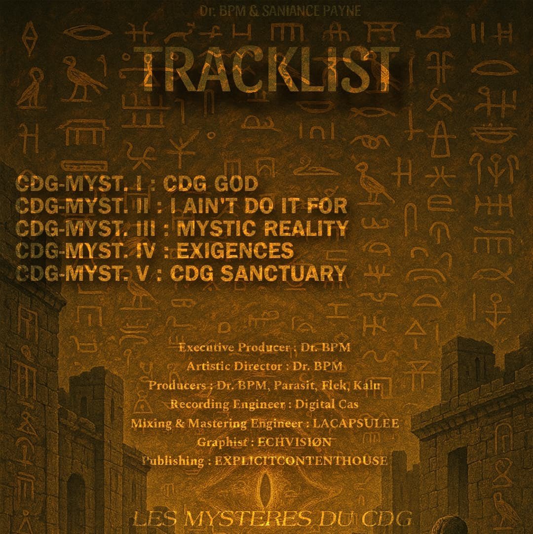 iamdrbpm's tweet photo. Nouveau projet disponible 👁️« GENIUSMVFIA GOLDEN EDITION : LES MYSTÈRES DU CDG » en collaboration avec @PayneEmman10546 🏴‍☠️
🎹S/o aux producers en collab @0parasit @flekyouagain , Kalu
🎚️Mix/Master : @lacapsulee 
🔗: https://t.co/BMCSddO2ZU https://t.co/emKqjptk06