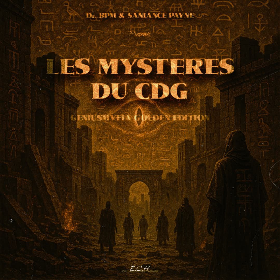 iamdrbpm's tweet photo. Nouveau projet disponible 👁️« GENIUSMVFIA GOLDEN EDITION : LES MYSTÈRES DU CDG » en collaboration avec @PayneEmman10546 🏴‍☠️
🎹S/o aux producers en collab @0parasit @flekyouagain , Kalu
🎚️Mix/Master : @lacapsulee 
🔗: https://t.co/BMCSddO2ZU https://t.co/emKqjptk06