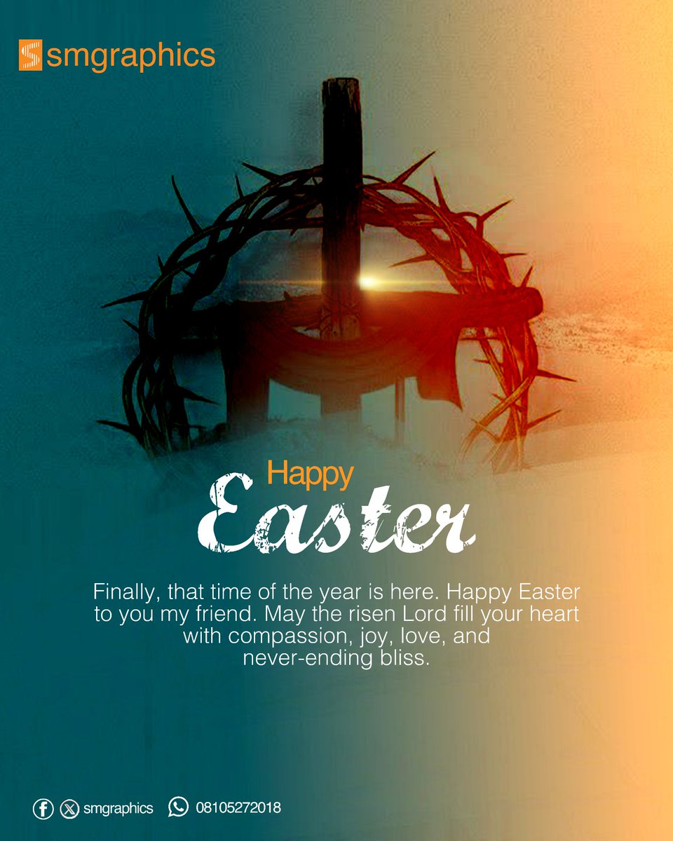 sumerslim's tweet image. Happy Easter from all of us @slimmichaelgraphics 🤗👌❤️

#slimmichaelgraphics #graphicdesign #graphicdesigner  #graphics #advertisement #businessmen #school #idcard  #corporate #trending #viral