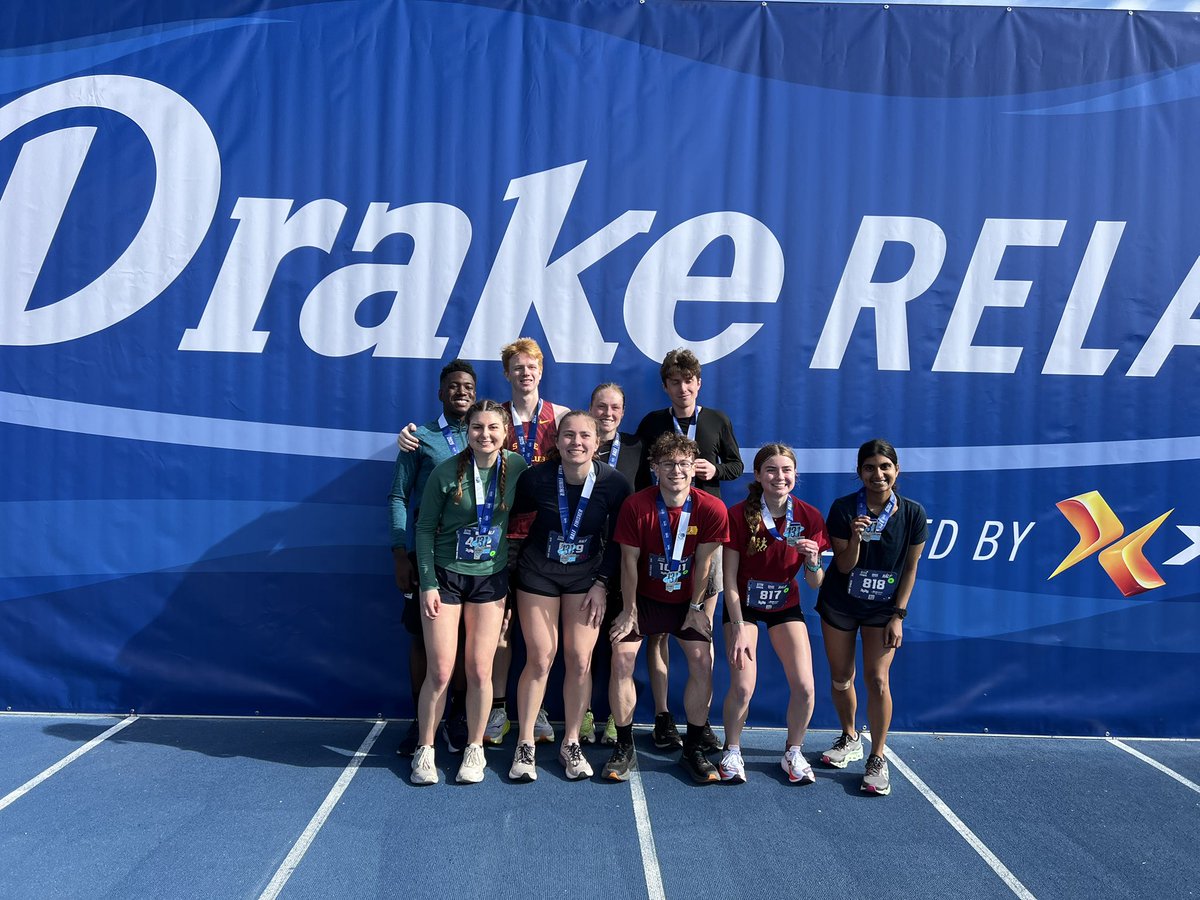 Run_ISU's tweet image. Great job to everyone today! Such a good group who came out and participated at yet another year of the Drake Road Races. Until next year🫡

Special Shoutout:
Simón Santiago-Bedigrew with 3rd place in the half🥉