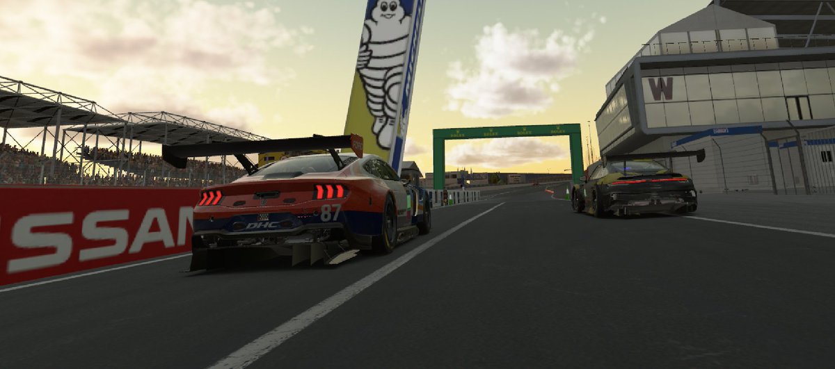 not me actually SCREAMING in panic as I realise the car going down pitlane alongside me is <a href="/JimmyBroadbent/">Jimmy Broadbent</a> 

an honor to race with you ♡