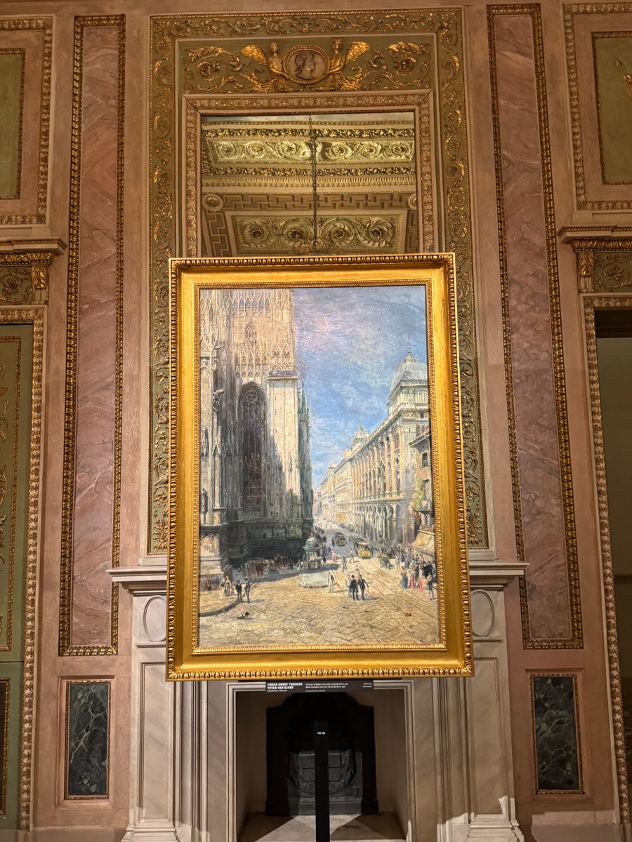 NotreMondial's tweet photo. The Milan Cathedral seen from the Corsia dei Servi

Peter Henricus Theodorus Tetar van Elven, 1911

Gallerie d'Italia, Milan https://t.co/chLcXnOVRe