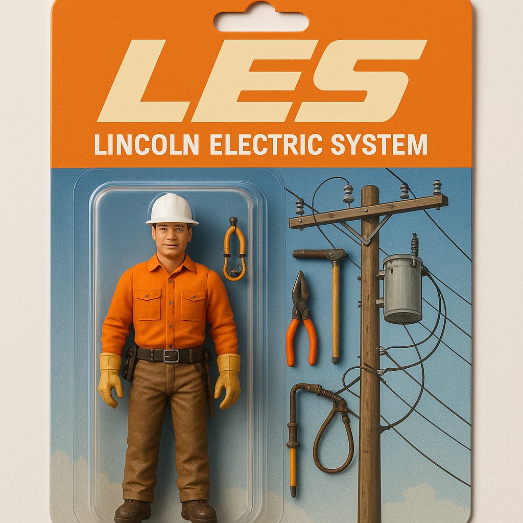 We're proud to stand with utilities across the country this week to recognize and thank our lineworkers!⚡They are on the job 24/7, keeping our community powered. #ThankALineworker #ActionFigure