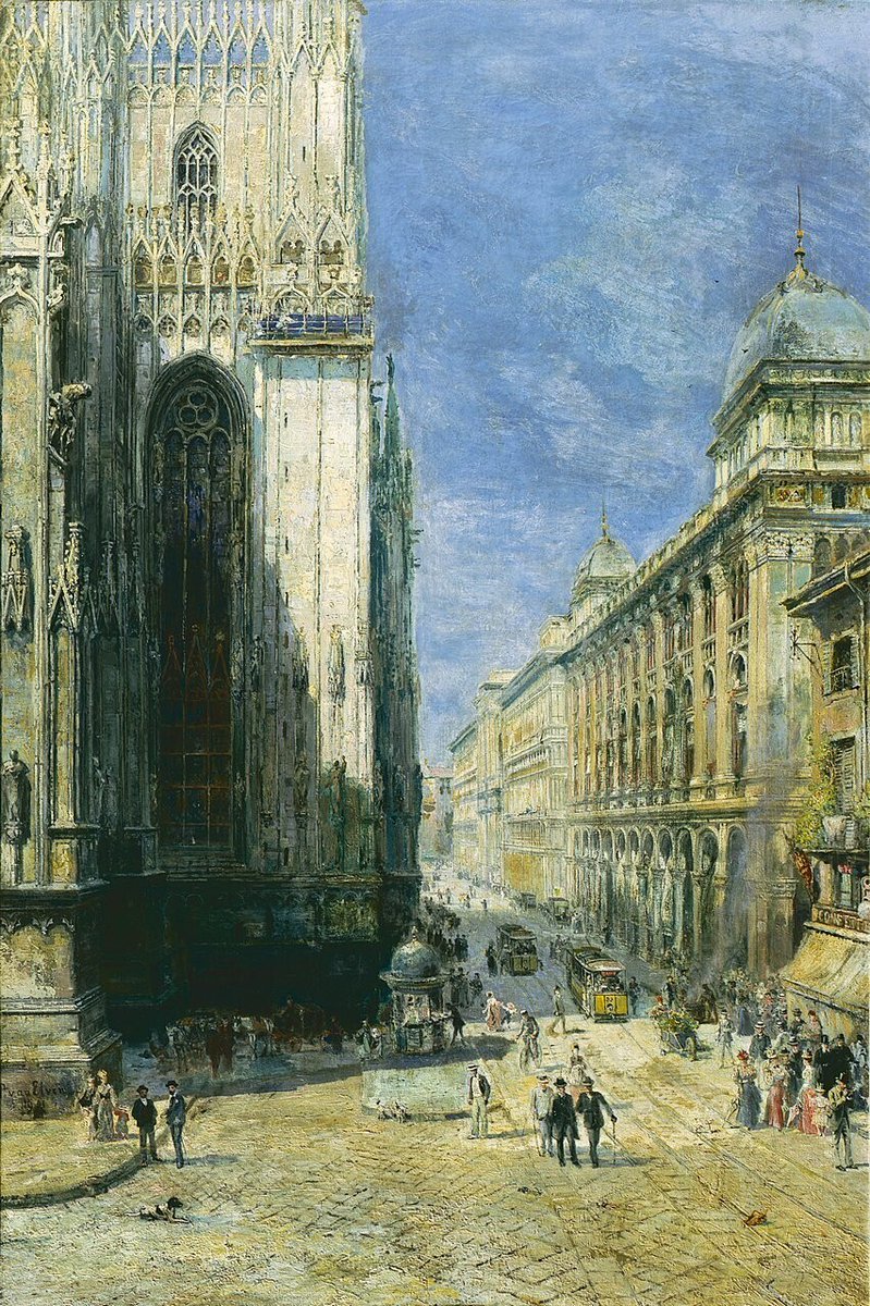 NotreMondial's tweet photo. The Milan Cathedral seen from the Corsia dei Servi

Peter Henricus Theodorus Tetar van Elven, 1911

Gallerie d'Italia, Milan https://t.co/chLcXnOVRe