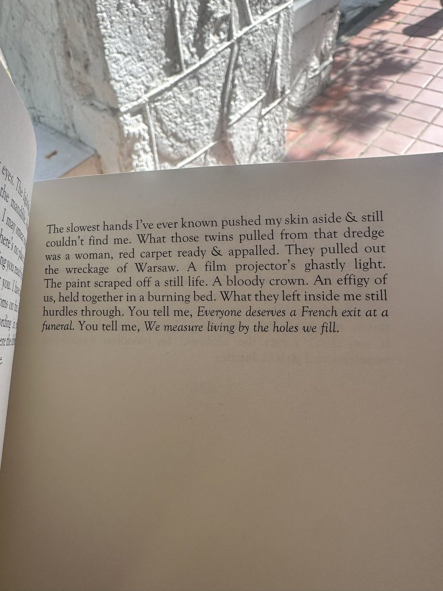 We measure living by the holes we fill.

- Adrian Sobol in this gorgeous poem from HAIR SHIRT (from Malarkey Books) with the near-homophone of fill/feel 🖤
