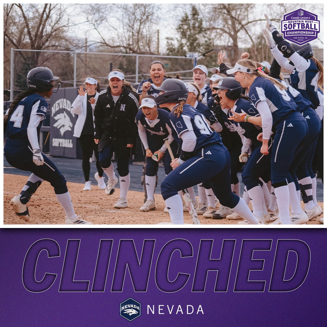 Mountain West (@mountainwest) on Twitter photo 𝙒𝙤𝙡𝙛 𝙋𝙖𝙘𝙠 𝙖𝙧𝙚 𝙄𝙉!
<a href="/Nevada_Softball/">Nevada Softball</a> has punched its ticket to San Diego for the Credit Union 1 2025 #MWSB Championship 🥎 𝙒𝙤𝙡𝙛 𝙋𝙖𝙘𝙠 𝙖𝙧𝙚 𝙄𝙉!
<a href="/Nevada_Softball/">Nevada Softball</a> has punched its ticket to San Diego for the Credit Union 1 2025 #MWSB Championship 🥎