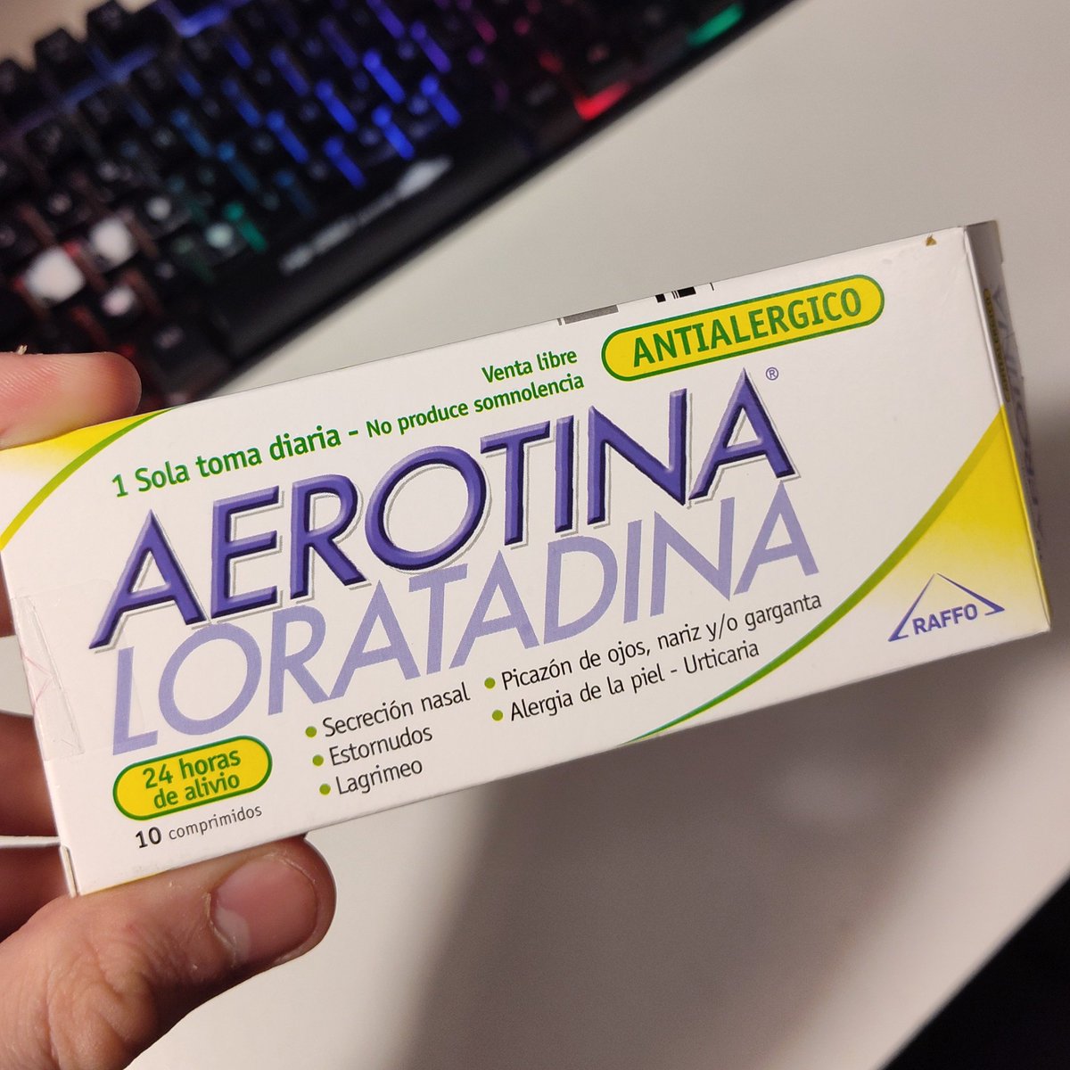 antialérgico de mierda se lee como un italian brainrot