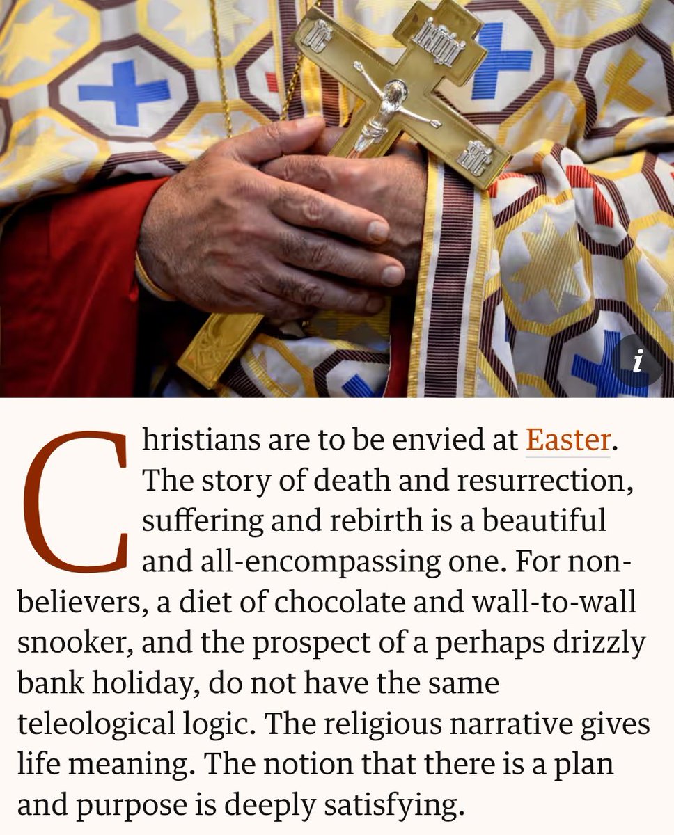 Turns out even the Guardian hankers after faith. 

Happy Easter!