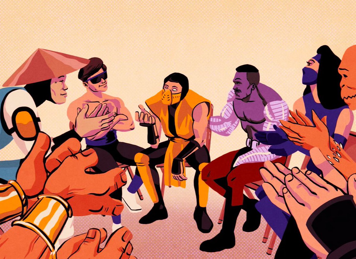 MK_habit_addict's tweet image. Fatalities Anonymous! 🐉🩸
#MortalKombat #EricFosterart