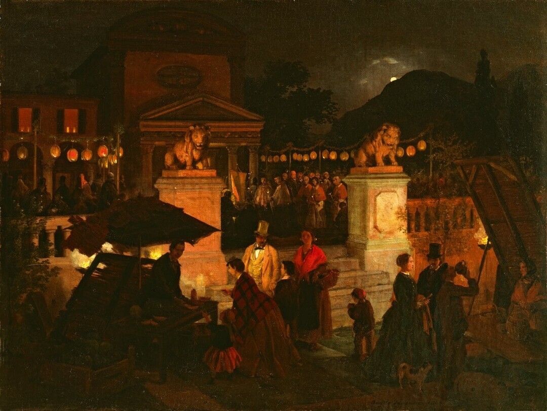 NotreMondial's tweet photo. Procession with Nocturnal Feast in the Piazza at Gussago

Angelo Inganni, 1869

Gallerie d'Italia, Milan https://t.co/tGYvsk7VMN