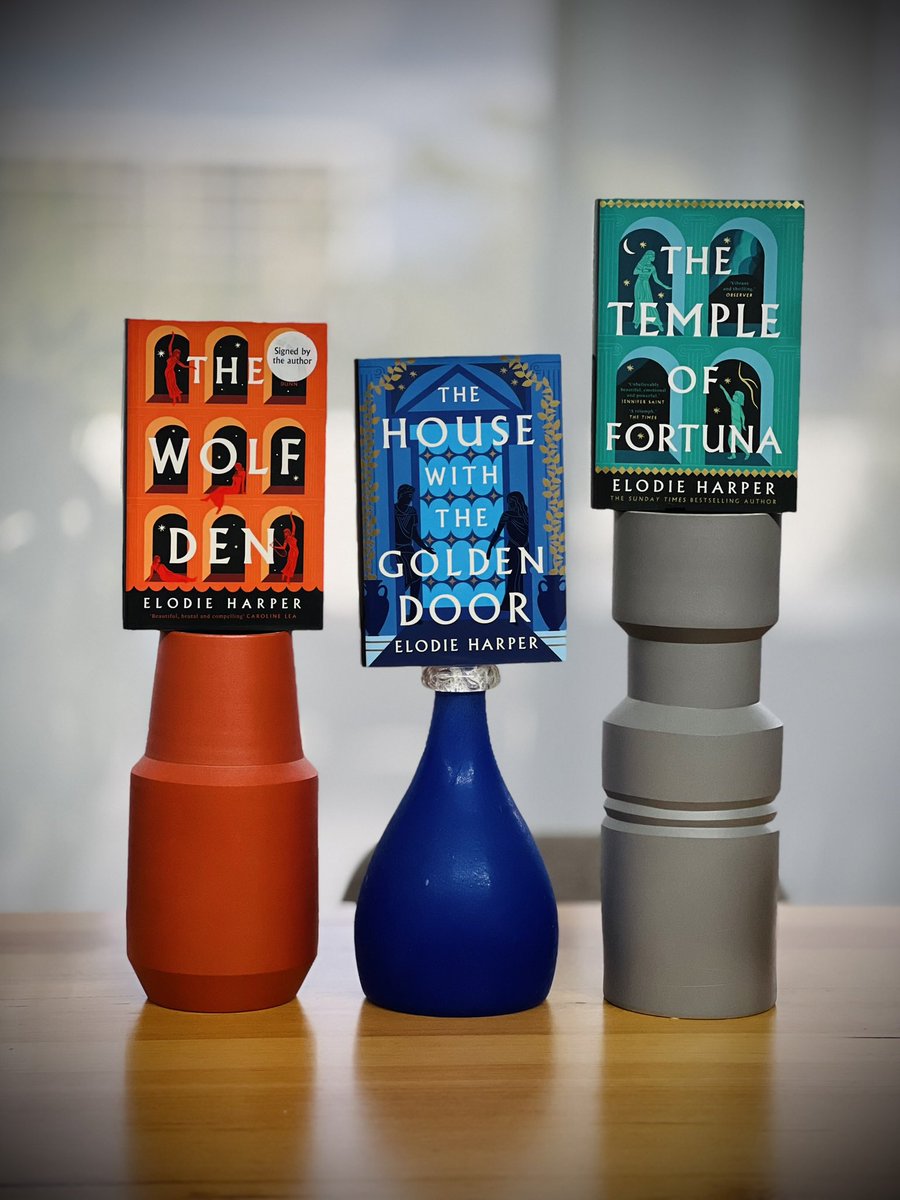 Finally managed to wrangle all three hardcovers - and now can’t wait to start the #WolfDen trilogy by <a href="/Elodie_Harper/">Elodie Harper 🦋</a>. 

<a href="/HoZ_Books/">Head of Zeus</a> #booktwt