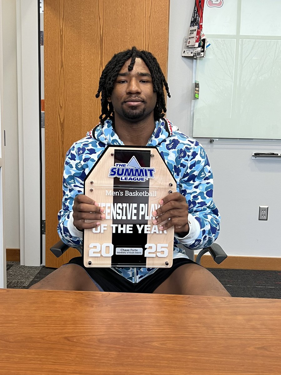 Eric Peterson (@_coachpete) on Twitter photo <a href="/CForteBall/">Chase Forte</a> told me a year ago he was going to be the DPOY in the Summit League. He forgot to add in 1st Team All League and All Newcomer Team. Go be #GATA in the ACC Chase! Congrats, we are proud of you! #GoYotes <a href="/CForteBall/">Chase Forte</a> told me a year ago he was going to be the DPOY in the Summit League. He forgot to add in 1st Team All League and All Newcomer Team. Go be #GATA in the ACC Chase! Congrats, we are proud of you! #GoYotes