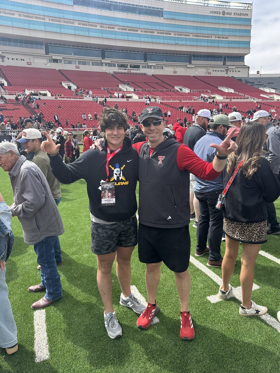 Liam McMillan (@liammcmillan_5) on Twitter photo Thank you <a href="/TexasTechFB/">Texas Tech Football</a> for having me out for the spring game! Loved meeting all the players and staff. Can’t wait to be back June 1st for a workout! #Wreckem <a href="/d_hatcher80/">Coach Hatcher</a> <a href="/Zoumboukos65/">Peter Zoumboukos</a> <a href="/CoachBHolcomb/">Bo Holcomb</a> <a href="/BnanceTTU/">🥷 Brian Nance 🌵</a> <a href="/JoeyMcGuireTTU/">Joey McGuire 🌵</a> <a href="/ShielWood/">Shiel Wood</a> <a href="/One11Recruiting/">One11 Recruiting</a> <a href="/TXTopTalent/">TX TOP TALENT</a> <a href="/jkbtjc_53/">James Blanchard 🌵</a> Thank you <a href="/TexasTechFB/">Texas Tech Football</a> for having me out for the spring game! Loved meeting all the players and staff. Can’t wait to be back June 1st for a workout! #Wreckem <a href="/d_hatcher80/">Coach Hatcher</a> <a href="/Zoumboukos65/">Peter Zoumboukos</a> <a href="/CoachBHolcomb/">Bo Holcomb</a> <a href="/BnanceTTU/">🥷 Brian Nance 🌵</a> <a href="/JoeyMcGuireTTU/">Joey McGuire 🌵</a> <a href="/ShielWood/">Shiel Wood</a> <a href="/One11Recruiting/">One11 Recruiting</a> <a href="/TXTopTalent/">TX TOP TALENT</a> <a href="/jkbtjc_53/">James Blanchard 🌵</a>