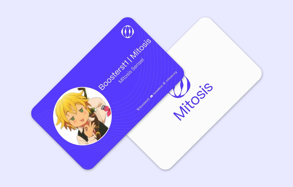 Boosterst1's tweet photo. Do you have your own cards? A new trend in X
@MitosisOrg
#DigitalIdentity #Web3 #NFTCommunity #TechTrend #Mitosis #SocialCards #AvatarCulture #BoosterCard #AITrends #Innovation https://t.co/2ijvppcJqH