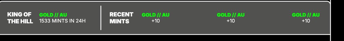 Hit us up for any questions.

Expect some delay, we are busy mining $GOLD

And, bunch of other miners alongside us too.

Join us.

idclub.io/mint?id=2:193&…