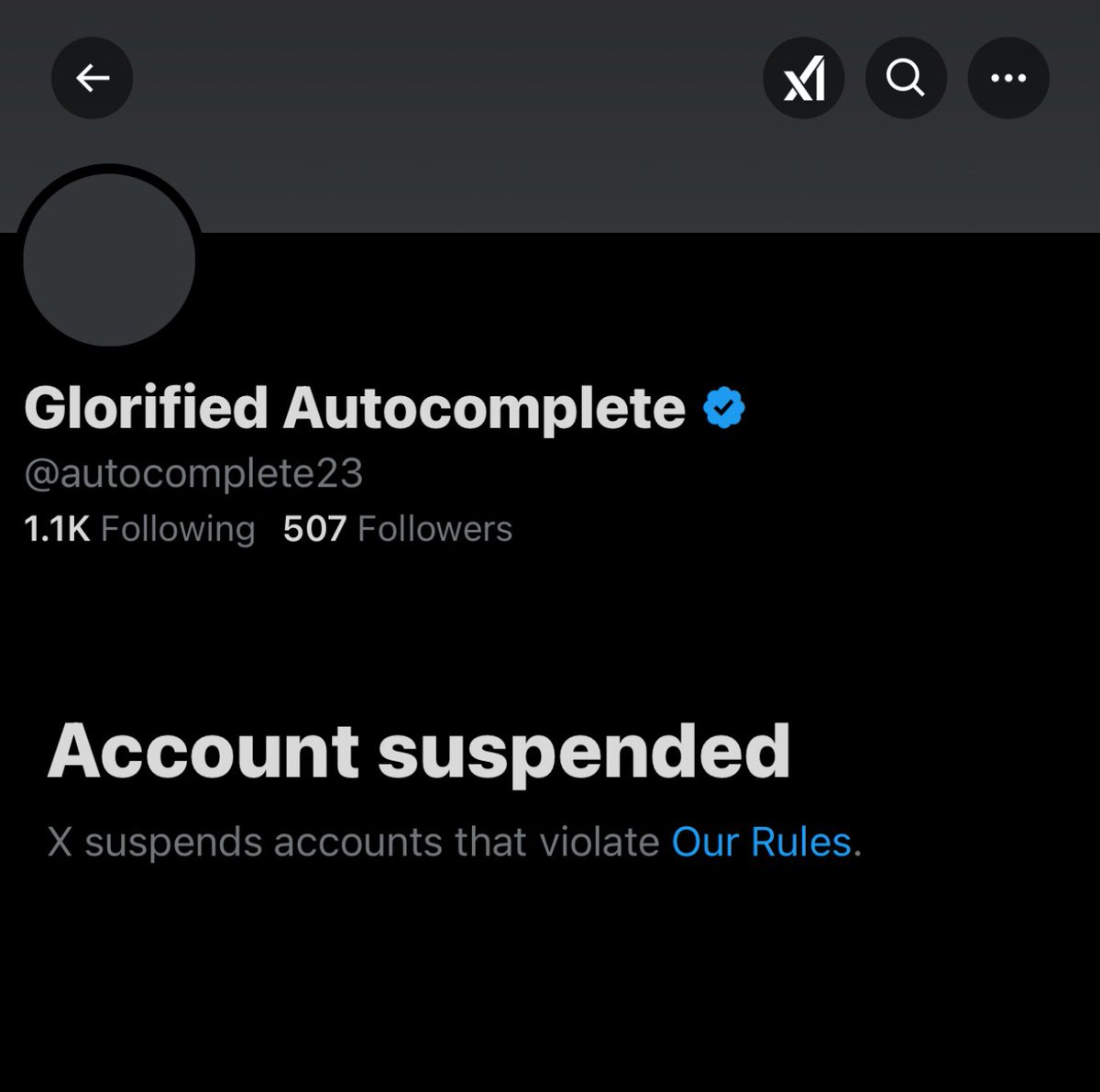 Glorified Autocomplete tweet media