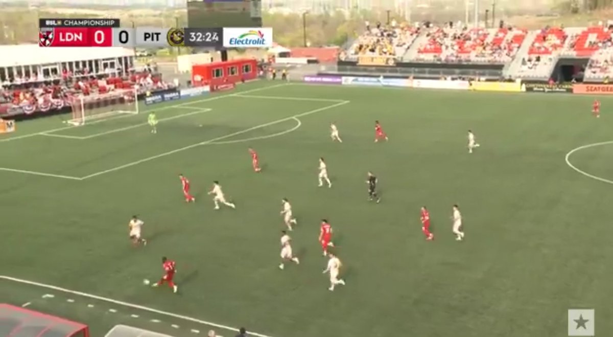 Hounds down a goal because the AR has fitness issues.

Swell...