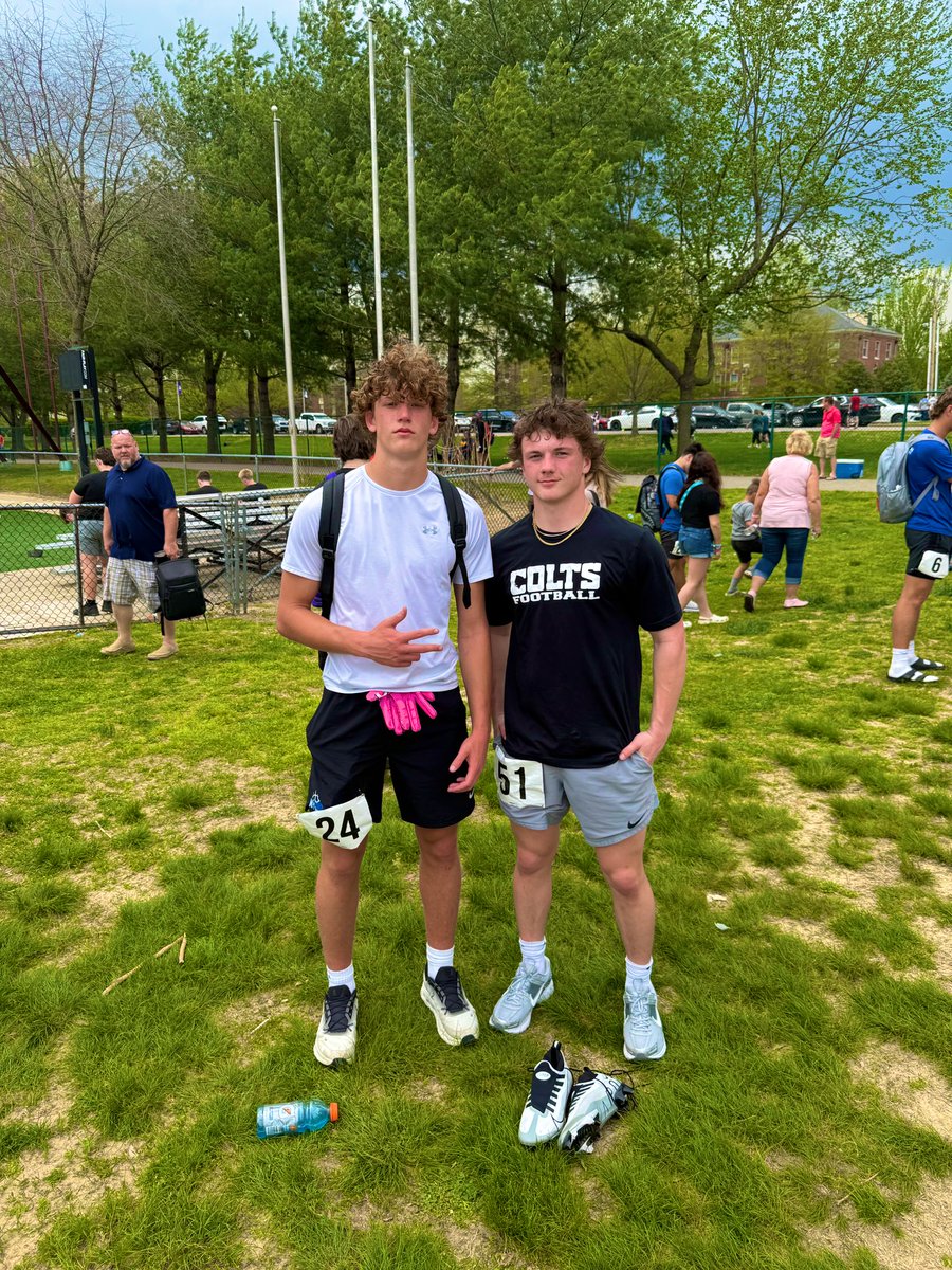 Had a great day at Kentucky Wesleyan junior day camp <a href="/CoachWalker_M/">Coach Mike Walker</a> <a href="/CoachEmmrich25/">Clay Emmrich</a> <a href="/WJCOLTSFootball/">West Jessamine Colts Football</a> <a href="/NashBird24/">Nash Bird</a>