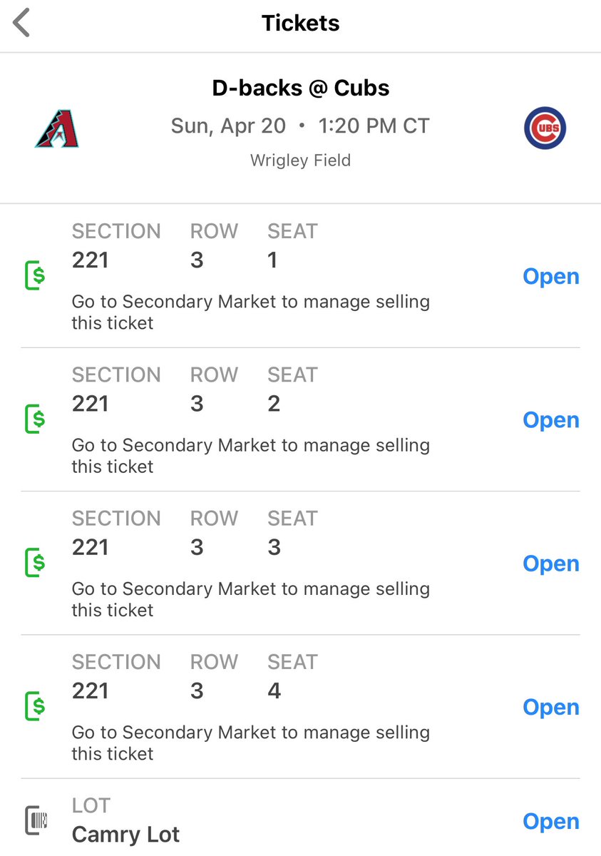 4 FREE CUBS TICKETS w/ parking pass! ⚾️ 

To enter: Tag a friend &amp; repost this. 🚨

Must be following:
<a href="/ChiefCub/">Chief Cub</a> 
<a href="/CubsZone/">Cubs Zone</a> 
<a href="/CHGO_Cubs/">CHGO Cubs</a> 
<a href="/obvious_shirts/">OBVIOUS SHIRTS®</a>
<a href="/BleacherNation/">Bleacher Nation</a> 

Announcing winner early Sunday morning. ☀️