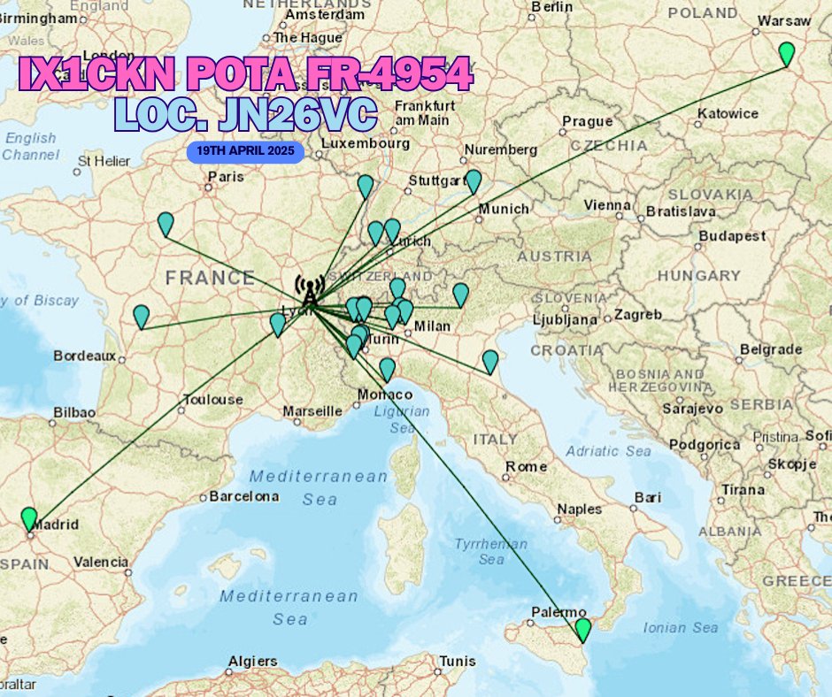 🇮🇹 ITA
Dalla gita scolastica del ‘92 alle prime attivazioni #POTA in Francia 🇫🇷. Due referenze inedite (FR-4954 e FR-4953), 60 QSO, panorami mozzafiato e la solita magia di scoprire il mondo con una radio nello zaino.
#hamradio #hamr #radioamatori #QRP